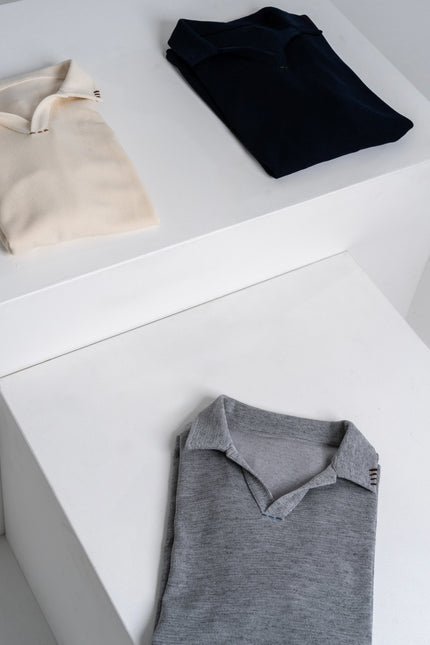 Knitted Longsleeve with Collar