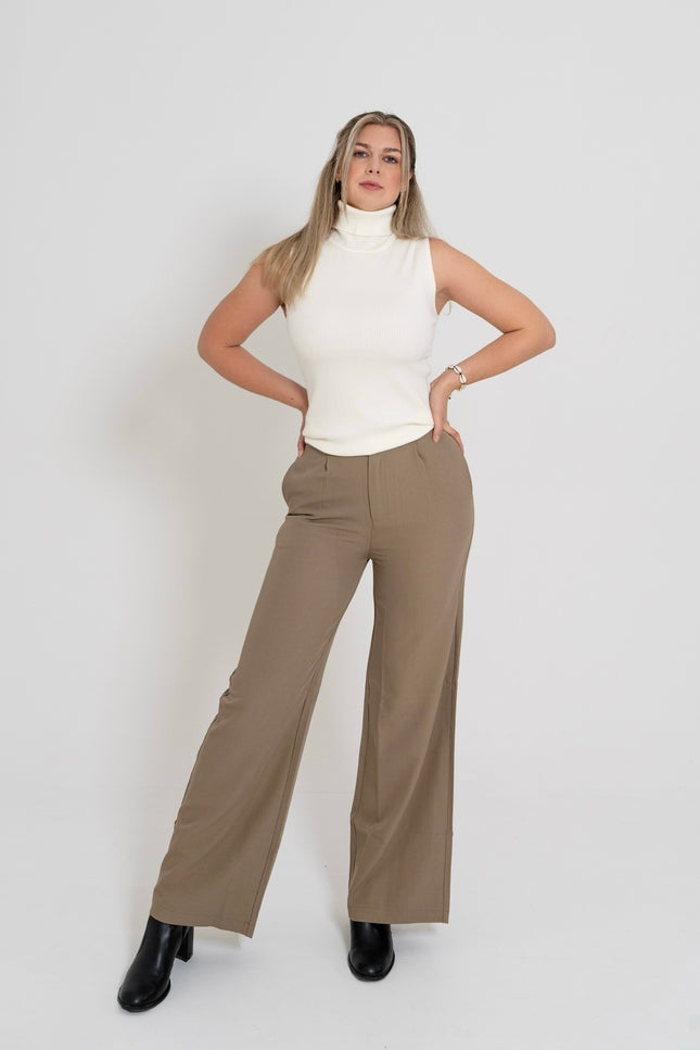 Suit Pants Brown