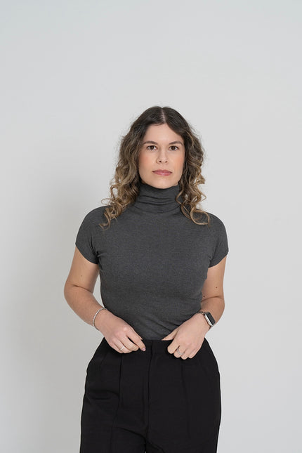 Turtleneck T-shirt