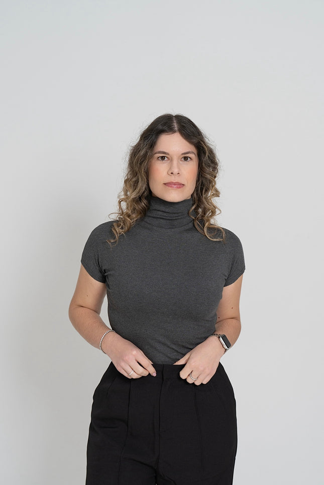 Turtleneck T-shirt