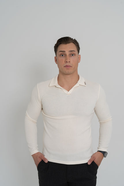 Knitted Longsleeve with Collar