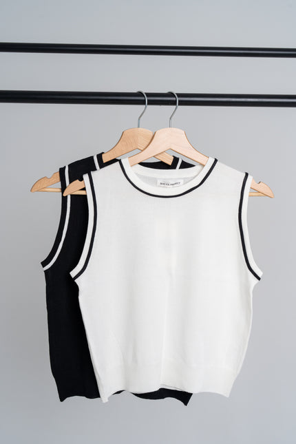 Top white-black